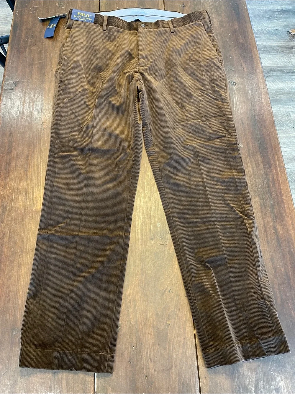 Polo by Ralph Lauren Men's Brown Corduroy Classic Fit Pants 38 x 32